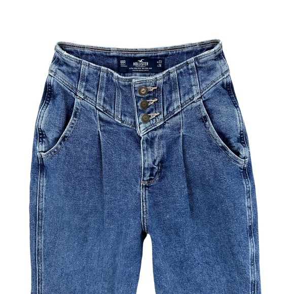 HOLLISTER Jeans Ultra High Rise Pleated 80s Mom Ankle - Picture 5 of 7